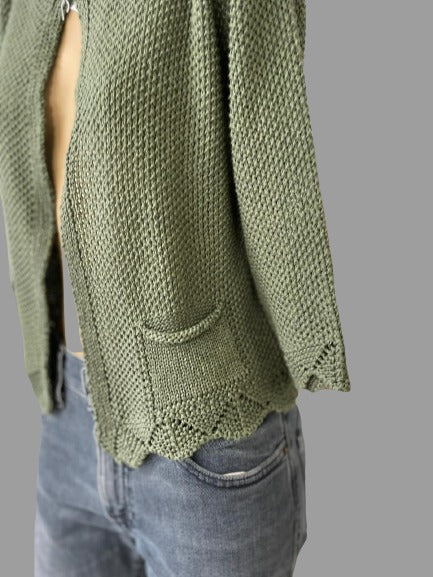 Manteau au crochet Réf.00386