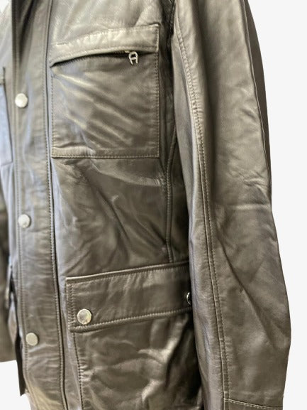 Veste en cuir Aigner réf. 00727