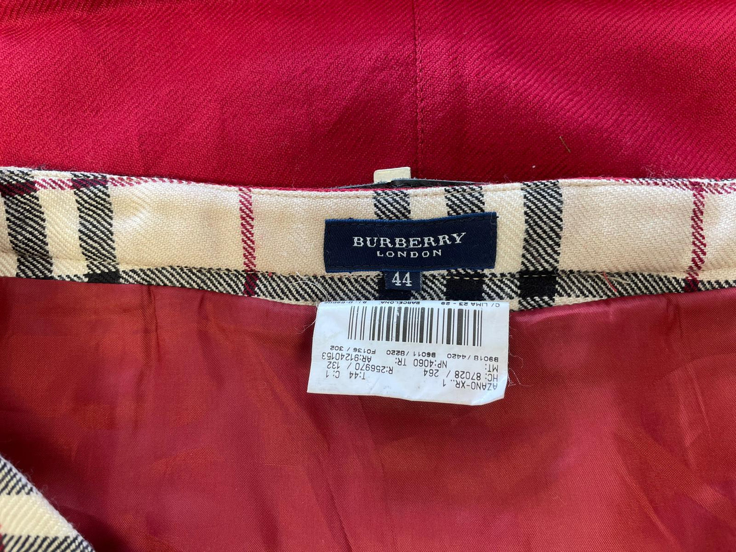 Jupe Burberry Réf.02530