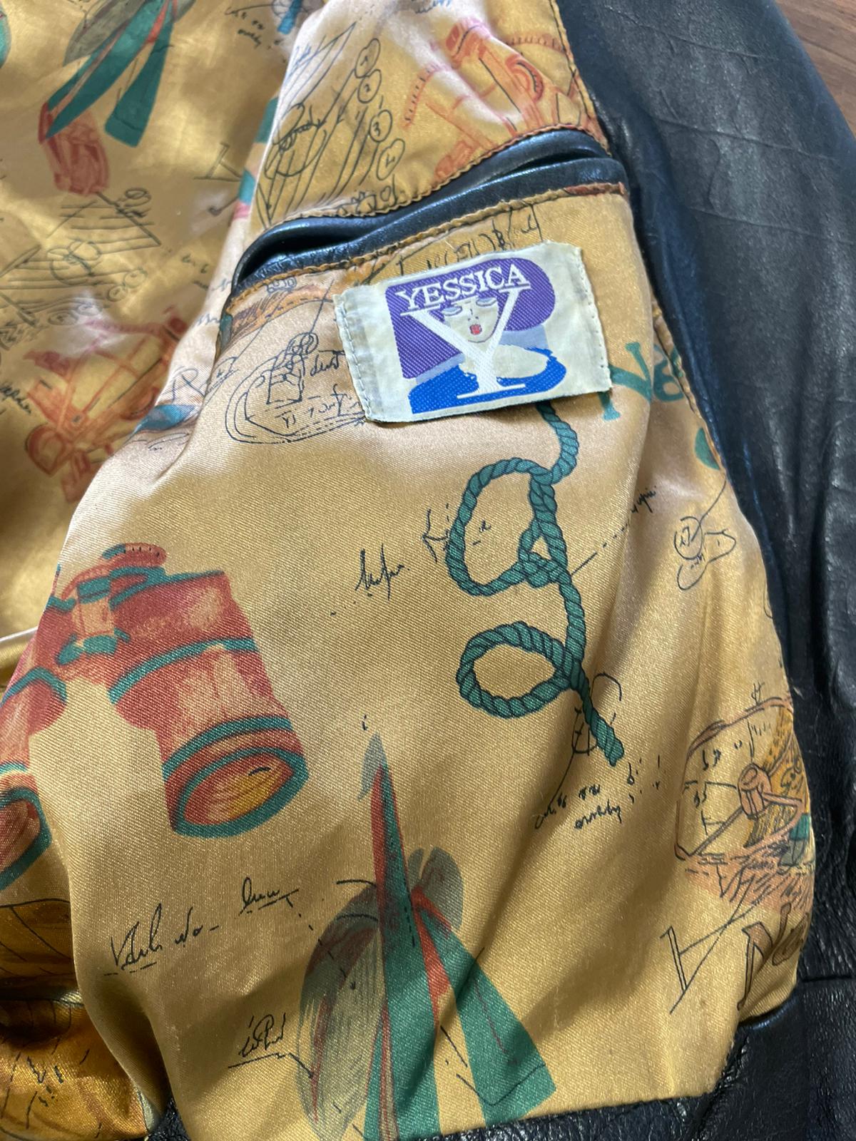 Veste en cuir vintage C&A Réf. 01226