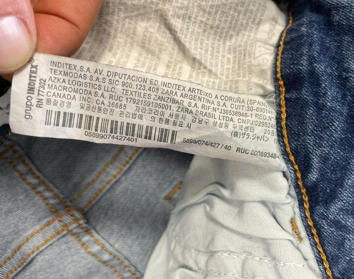 Jeans Zara Réf. 01331