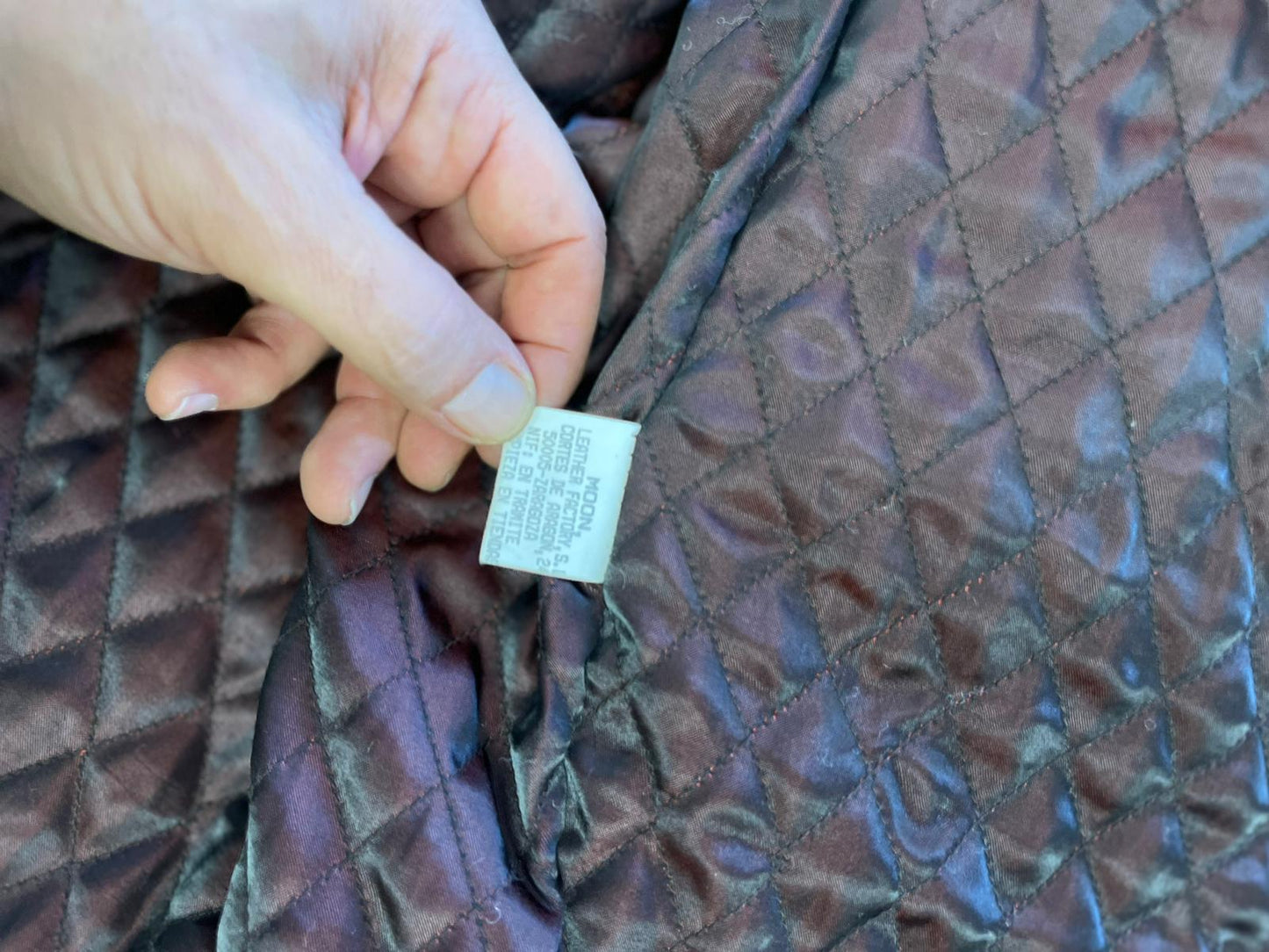 Veste en cuir vintage réf. 01481