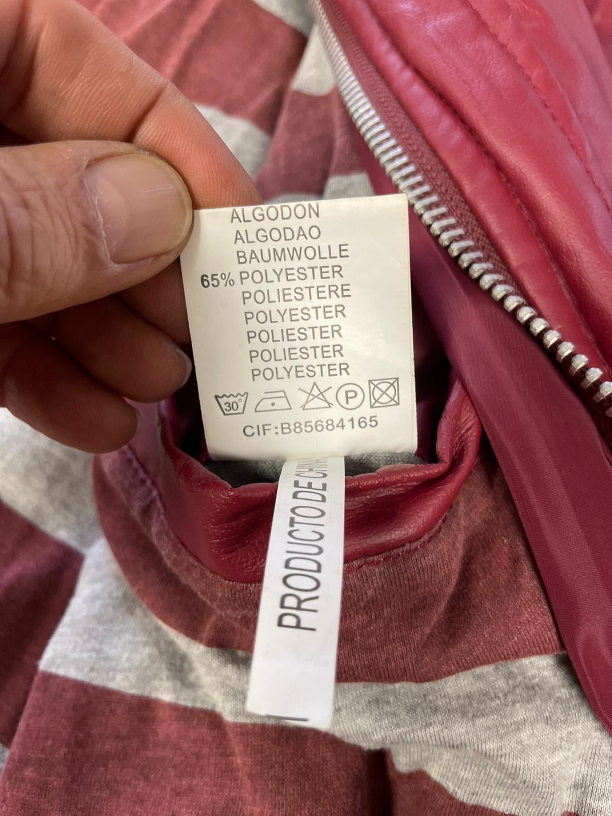 Veste en cuir écologique réf. 01576