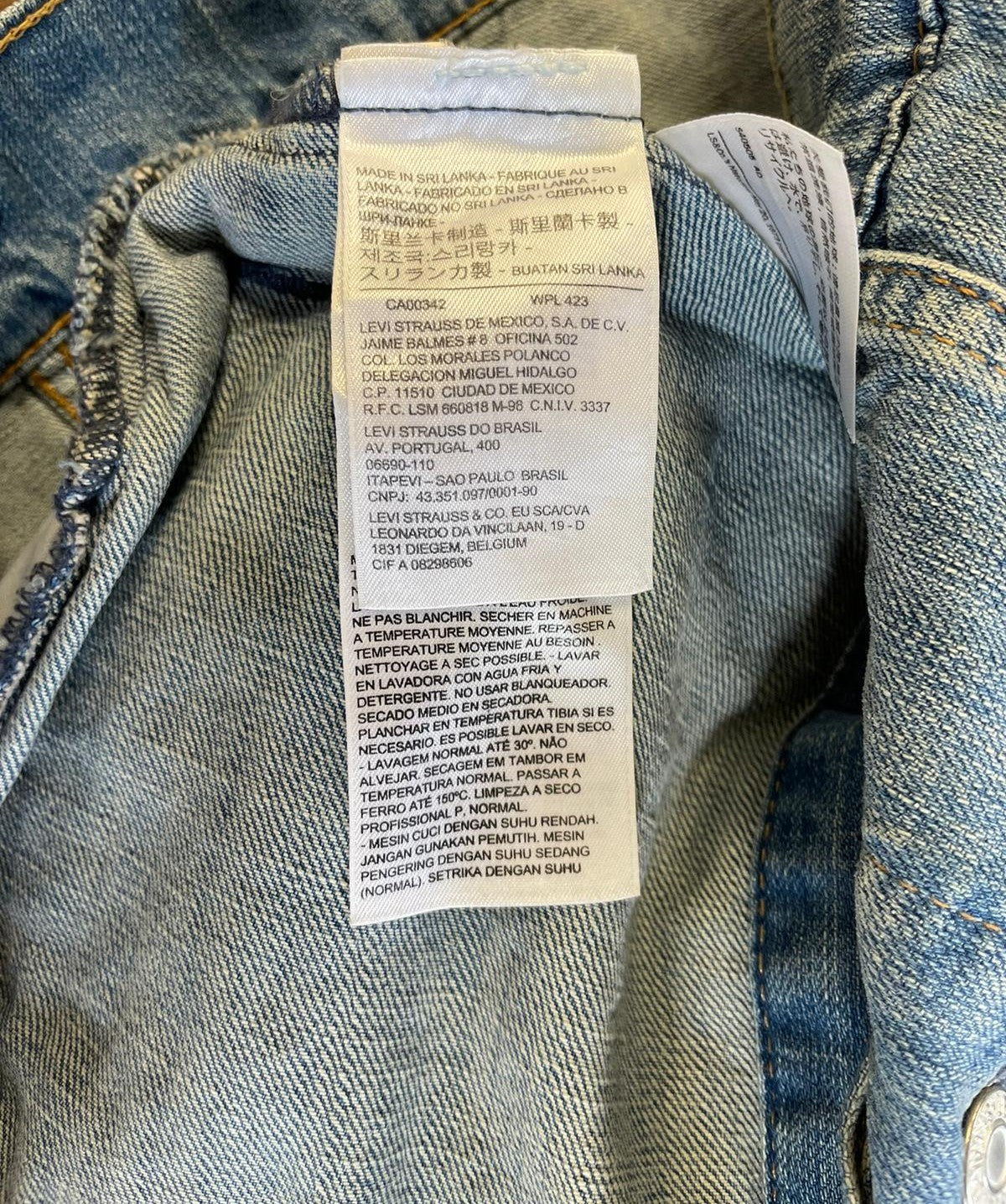 Veste en jean Levi's réf. 00116
