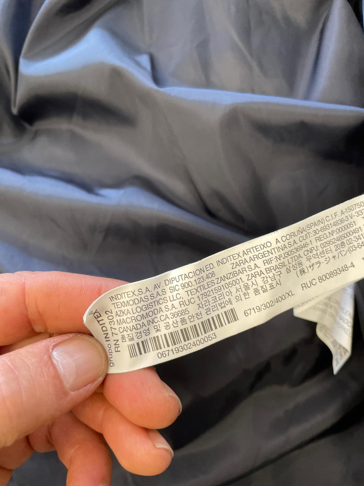 Veste / Doudoune Zara Réf.01770