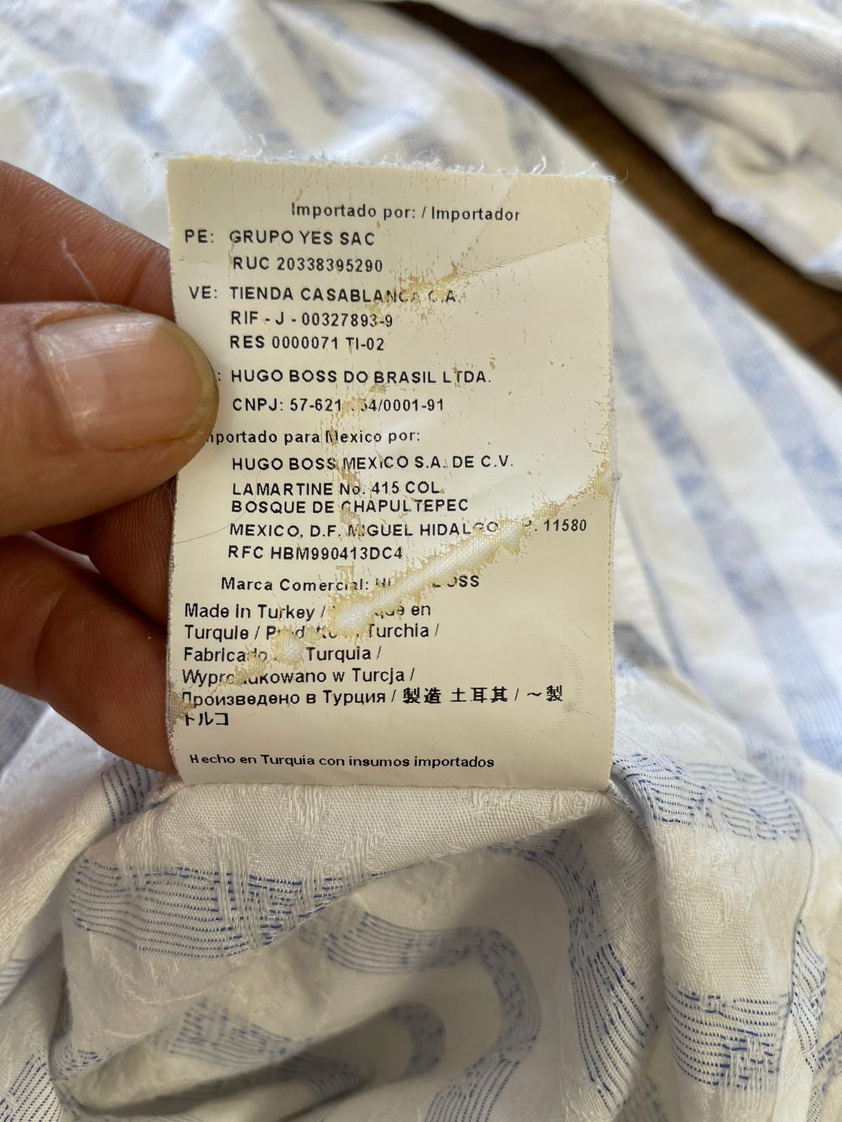 Chemise Hugo Boss Réf. 01929