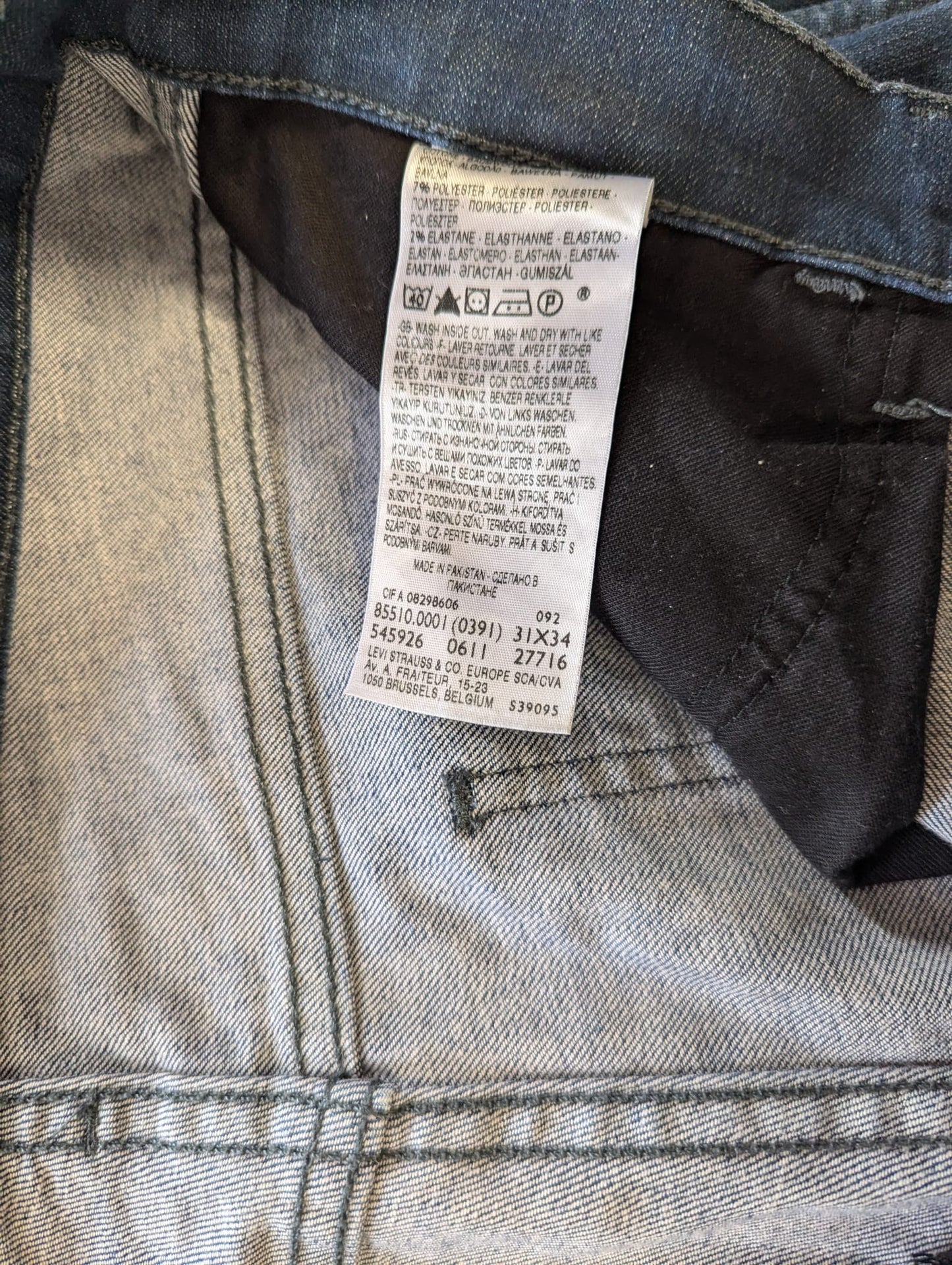 Pantalon Levi's 510 Réf. 01934