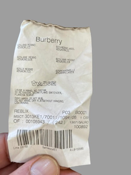 Pull col rond BurBerry Réf.01964