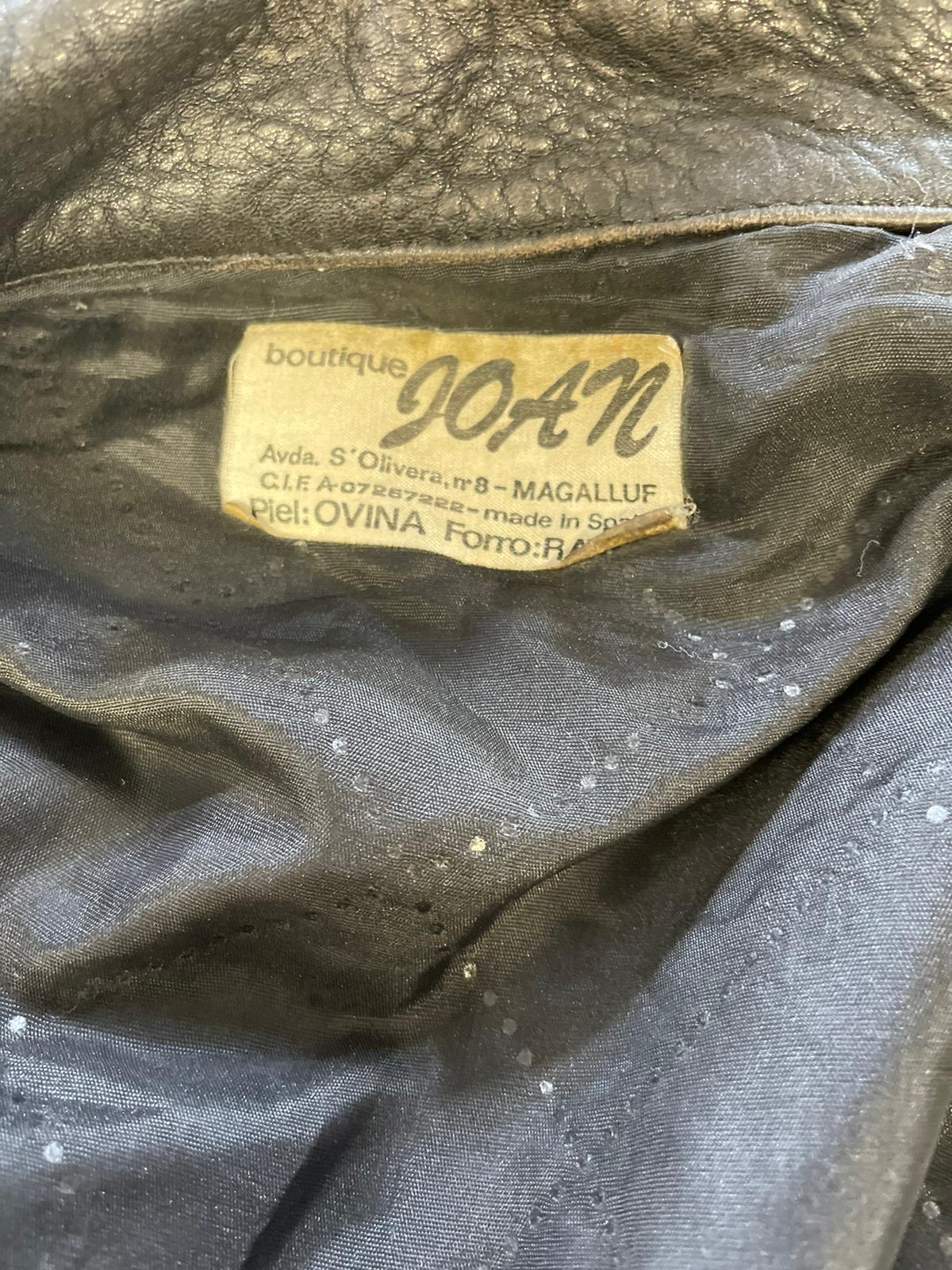 Veste en cuir vintage réf. 01980