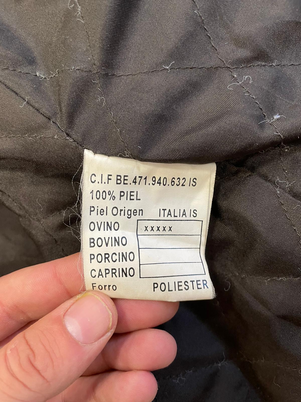 Veste en cuir vintage réf. 01997