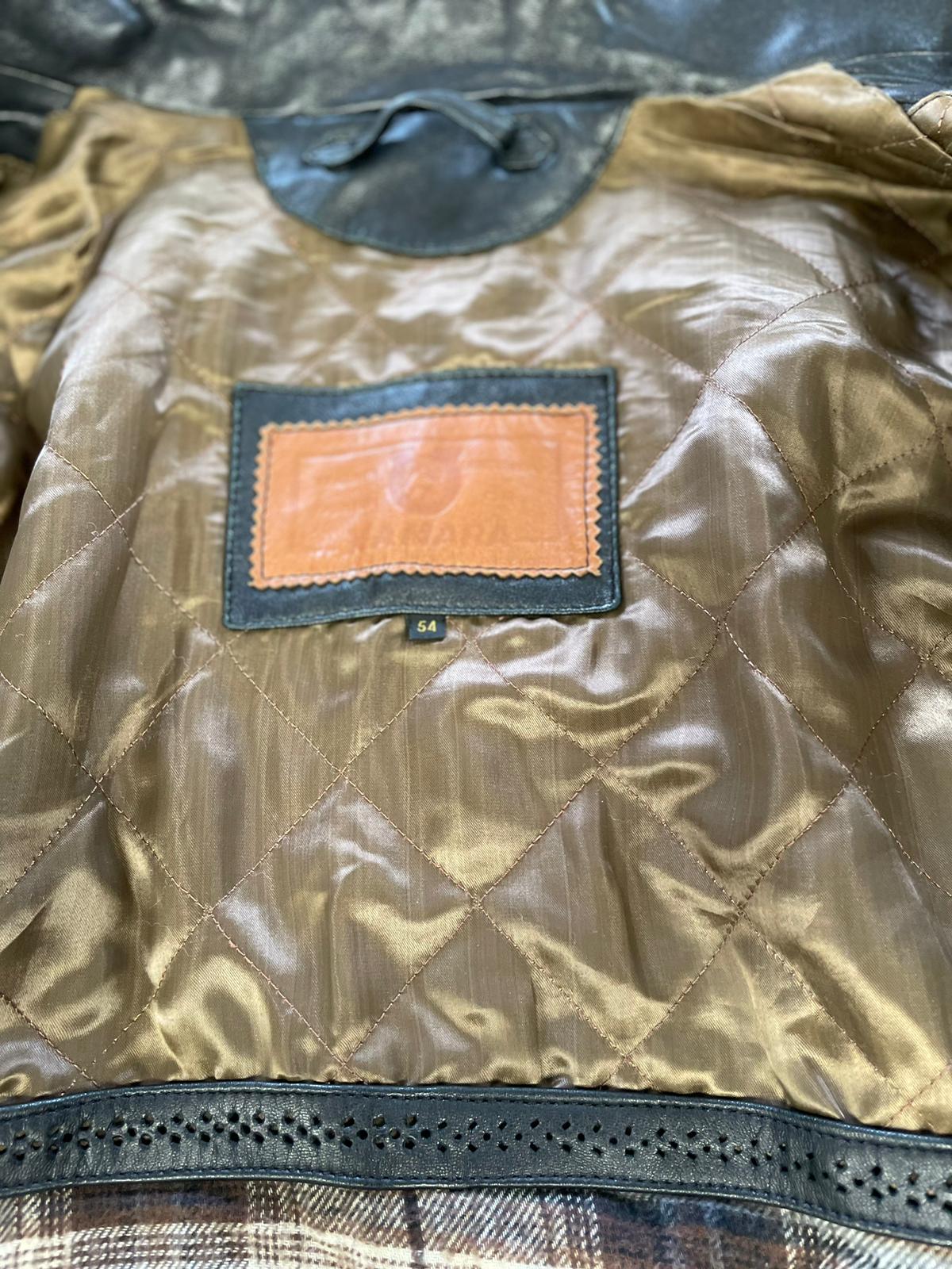 Veste en cuir vintage réf. 02016