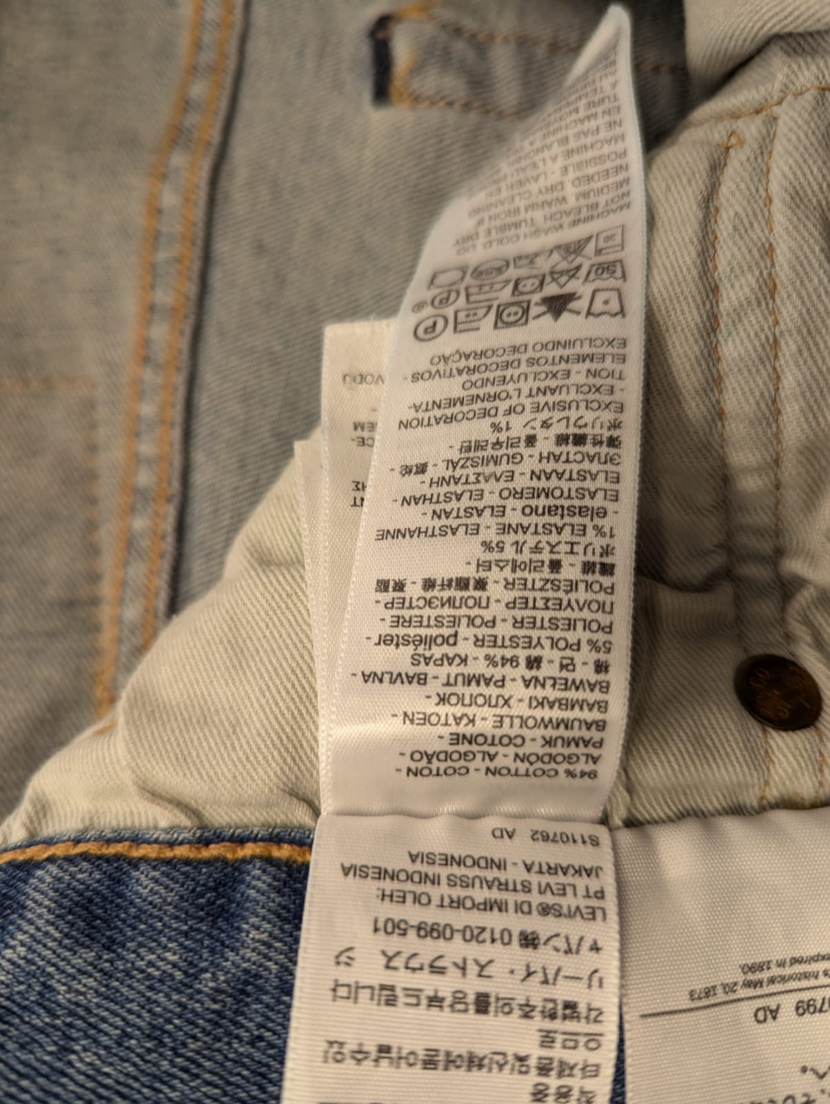 Pantalon Levi's 501 Réf.02343