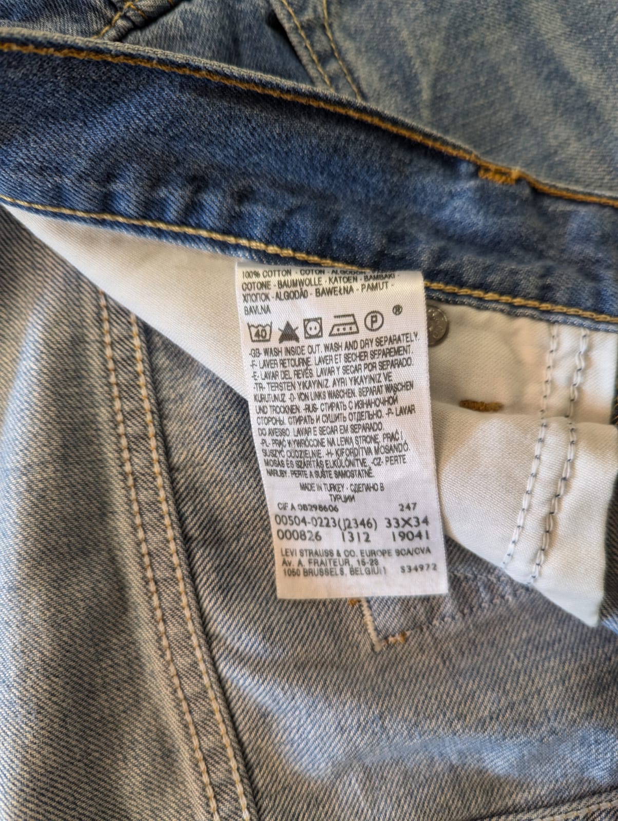 Jeans Levi's Réf. 02393