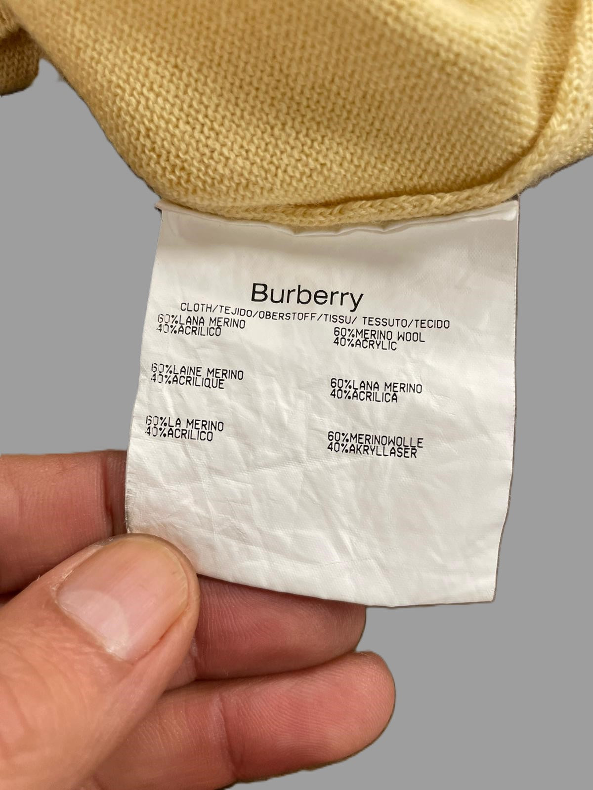Pull Burberry Réf. 02674
