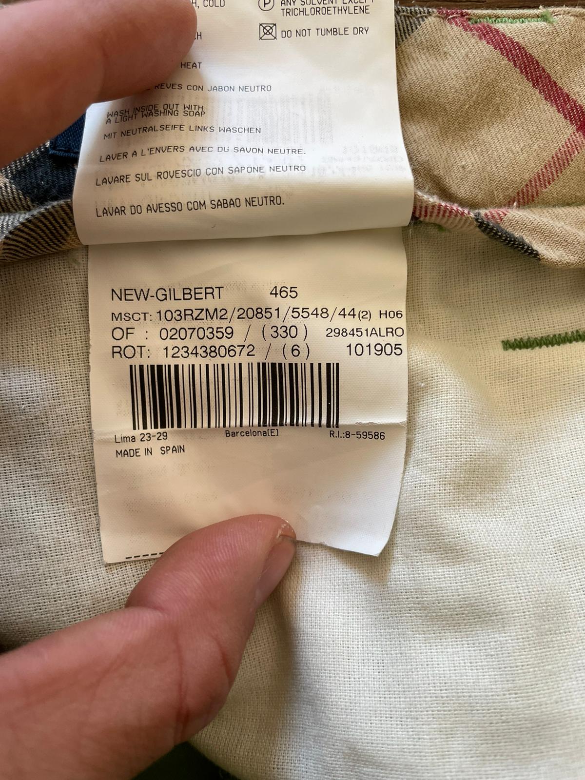 Pantalon chino Burberry Réf. 02896