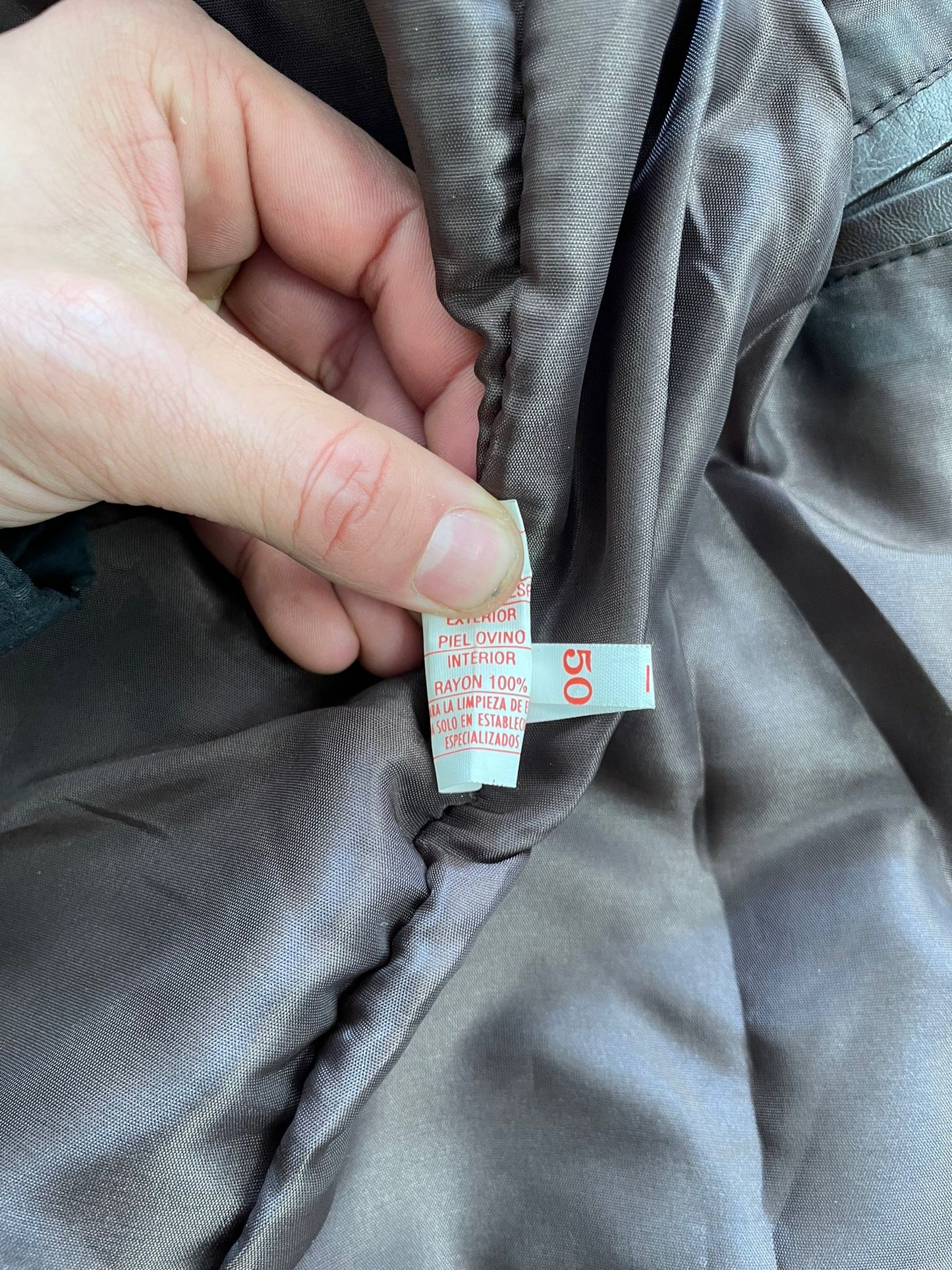Veste en cuir Réf.02915