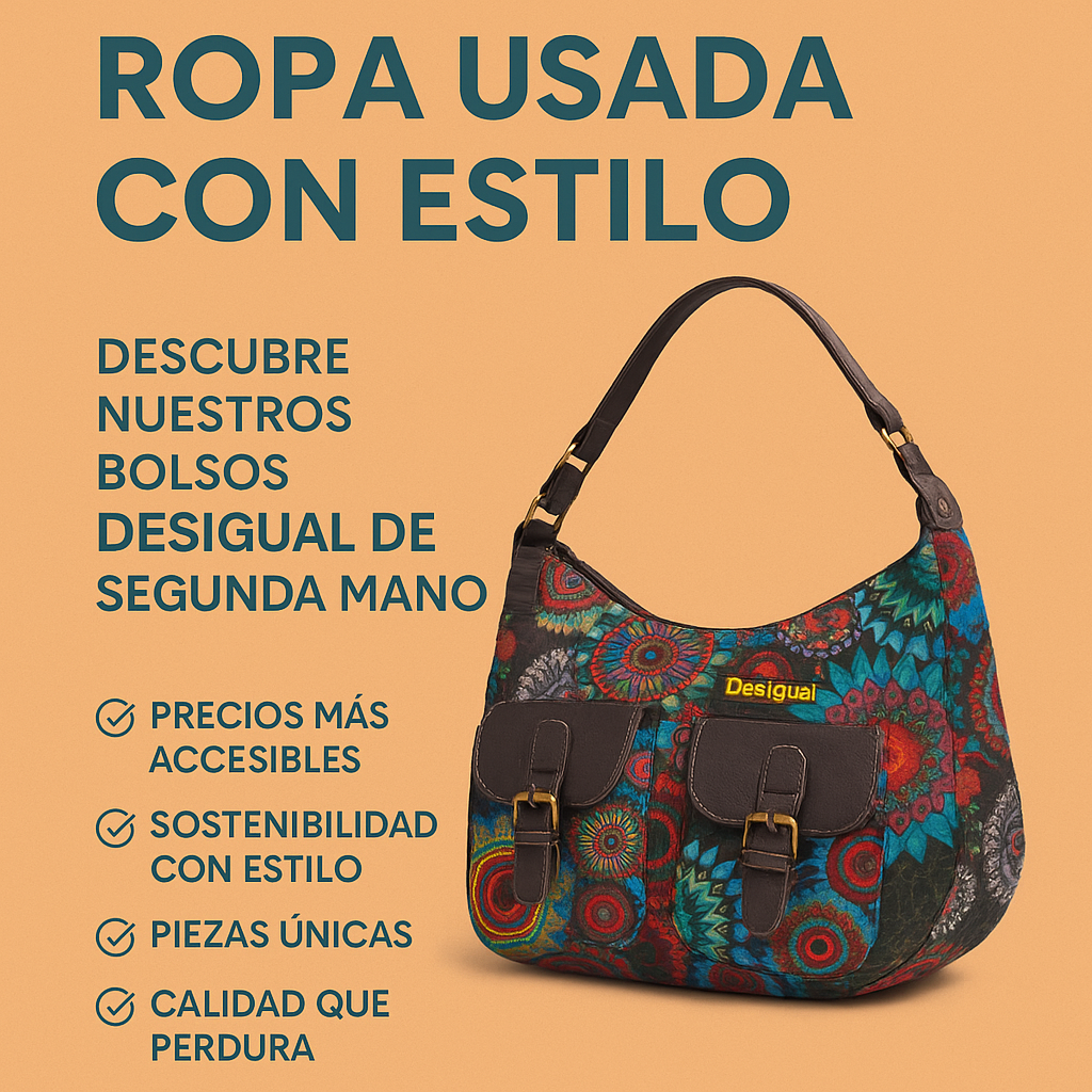 👜 Ropa Usada con Estilo: Descubre Nuestros Bolsos Desigual de Segunda Mano