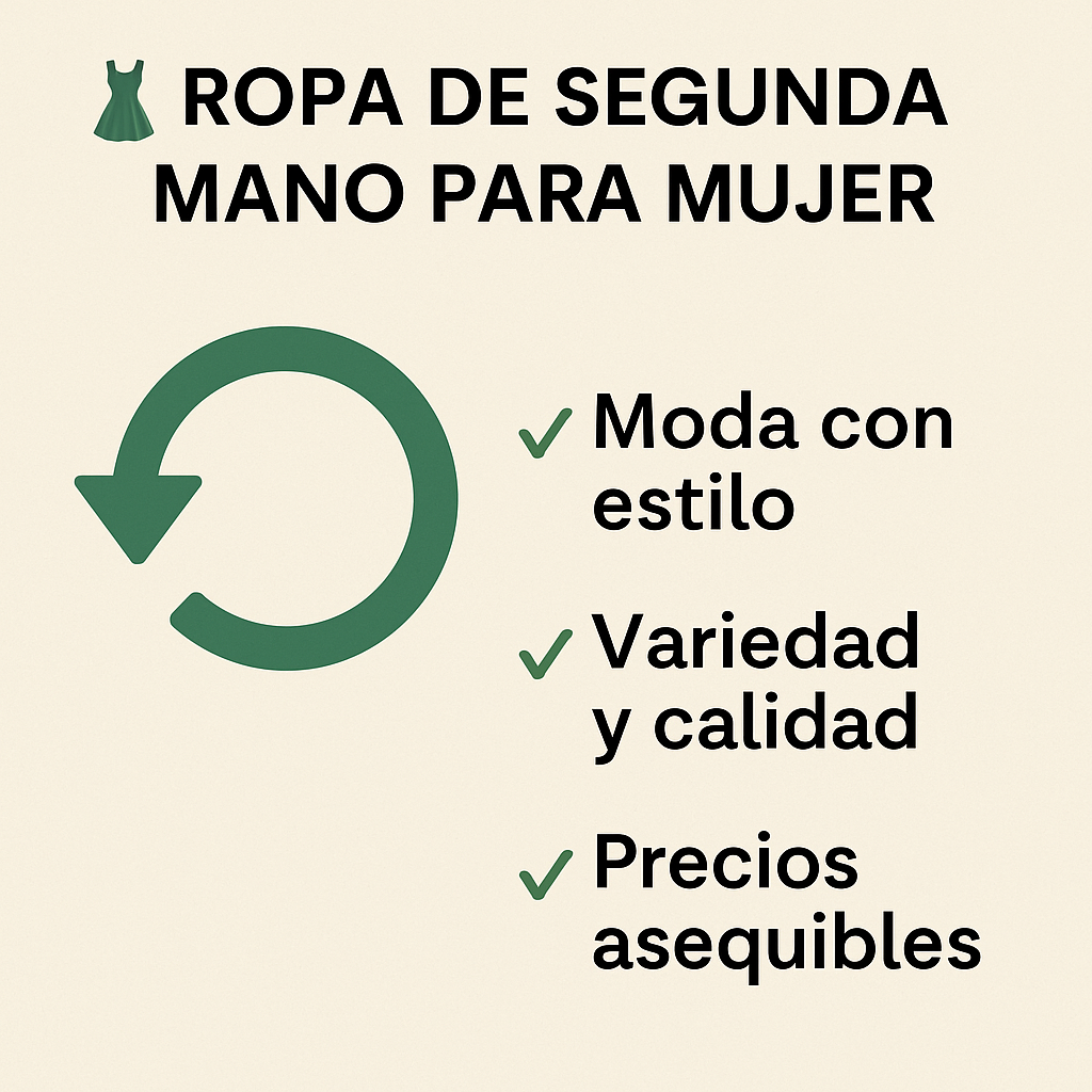 👗 Ropa de Segunda Mano para Mujer: Estilo, Ahorro y Sostenibilidad