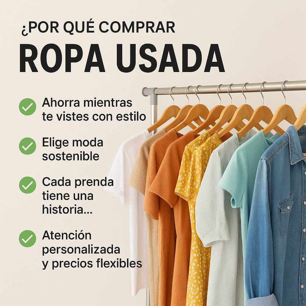 👚 ¿Por Qué Comprar Ropa Usada? La Tendencia que Combina Estilo, Ahorro y Sostenibilidad