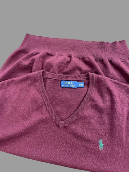 Pull col V Réf.0236