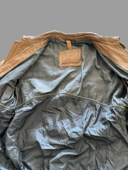 Veste en cuir Massimo Dutti Réf. 02729