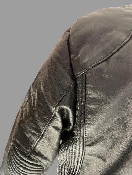 Veste motard en cuir réf. 02810