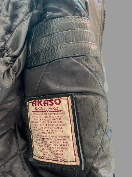 Veste motard en cuir réf. 02810