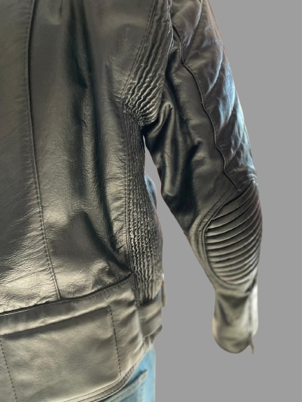 Veste motard en cuir réf. 02810