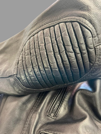 Veste motard en cuir réf. 02810