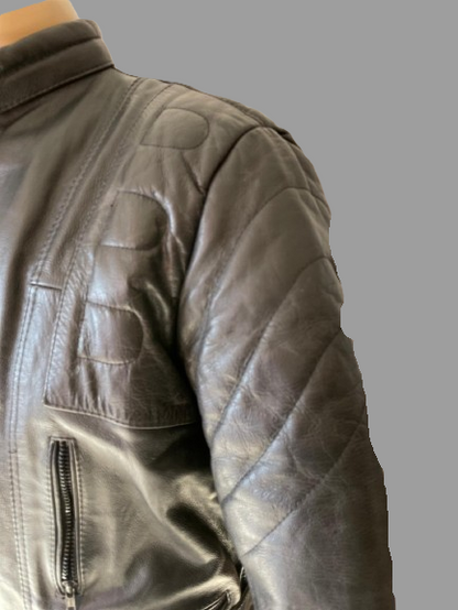 Veste motard en cuir réf. 02810