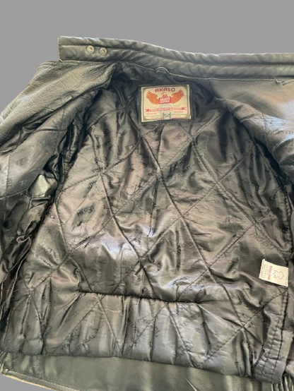 Veste motard en cuir réf. 02810
