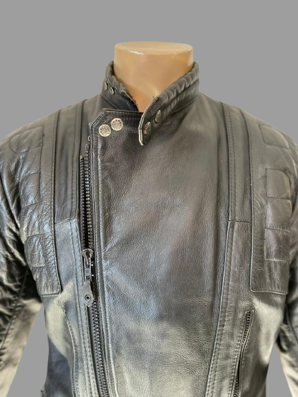 Veste motard en cuir réf. 02810