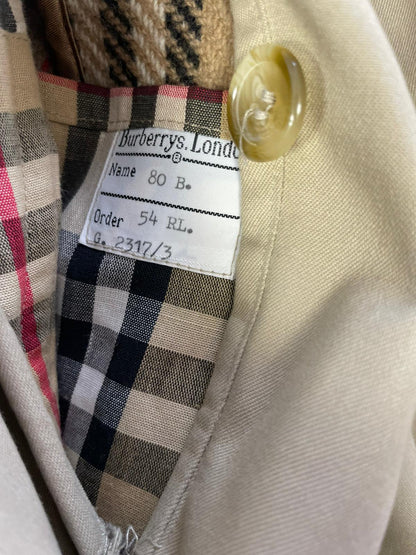 Abrigo / Gabardina BurBerry Ref.00231 Vintage (Desperfecto)