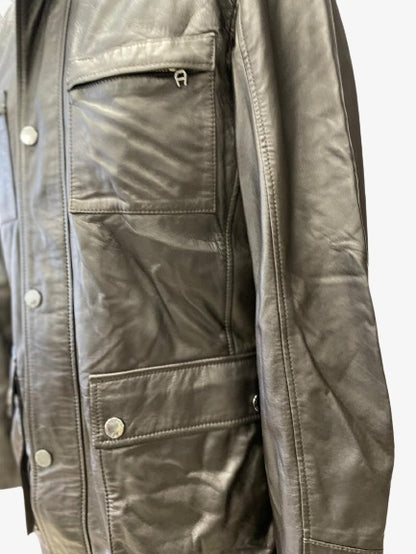 Veste en cuir Aigner réf. 00727