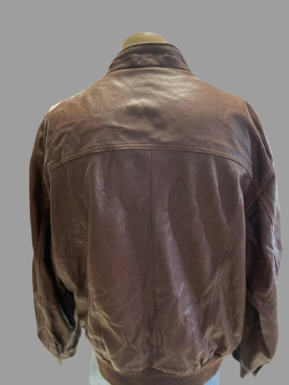 Veste en cuir vintage réf. 01351