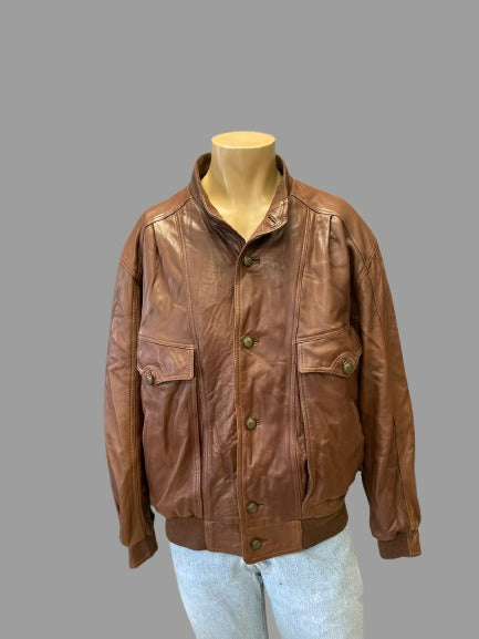 Veste en cuir vintage réf. 01351