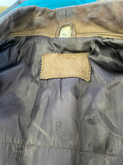 Veste en cuir vintage réf. 01466