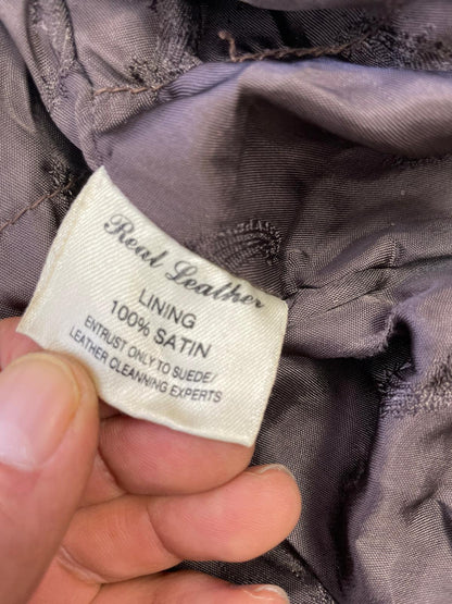 Veste en cuir vintage réf. 01466