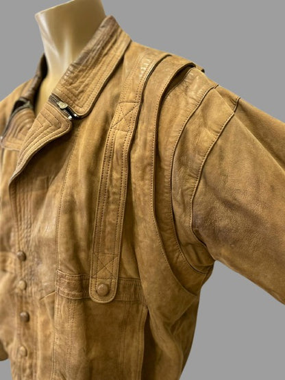 Veste en cuir vintage réf. 01466