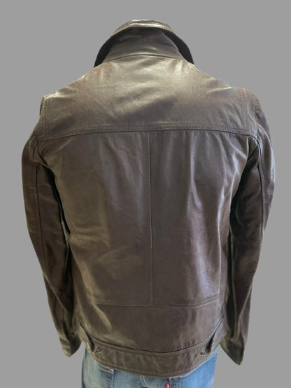 Veste en cuir Zara Réf.01540