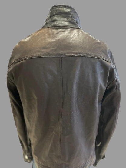 Veste en cuir Massimo Dutti Réf. 01779