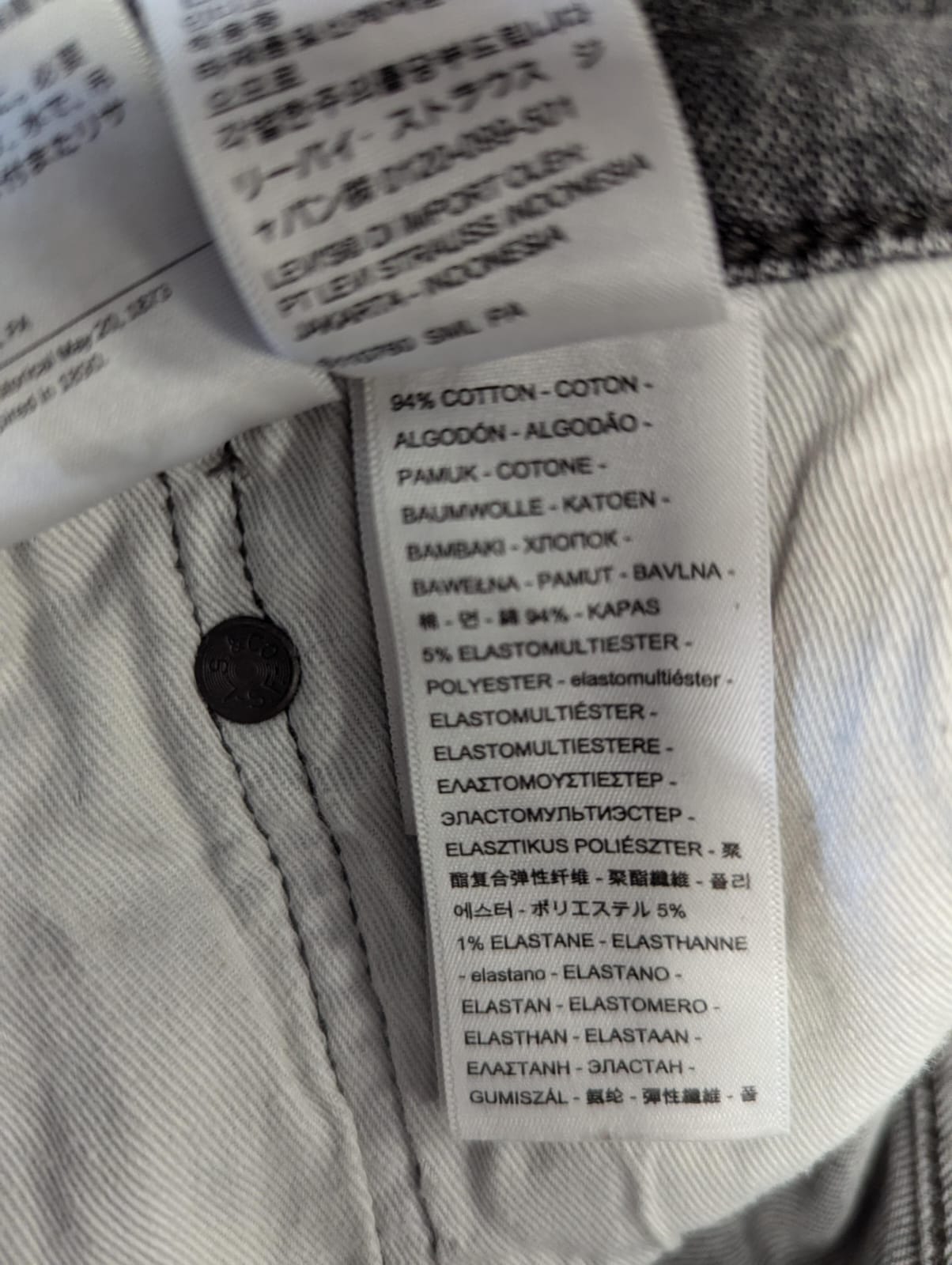 Pantalon Levi's 511 Réf. 02070