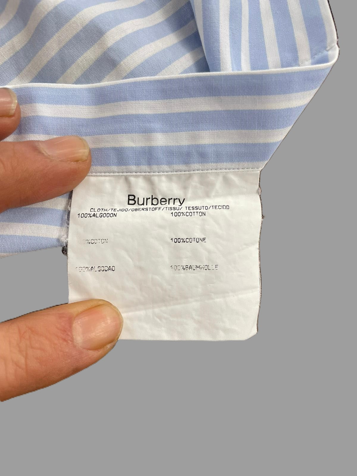 Camisa BurBerry Manga Larga Ref.02388