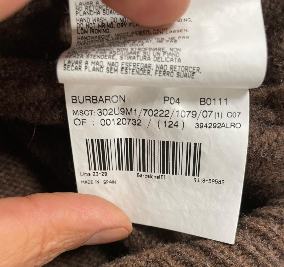 Jersey BurBerry Ref.02422