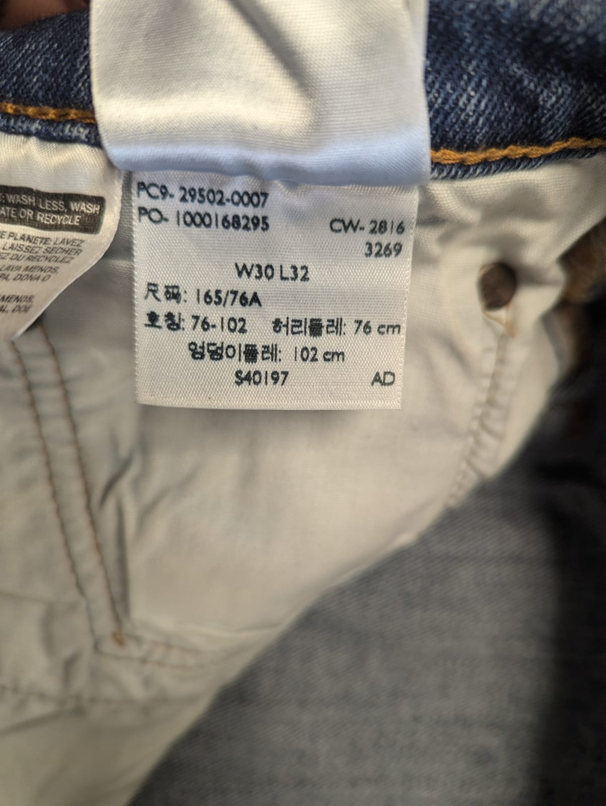 Jean Levi's 501 Réf. 02536