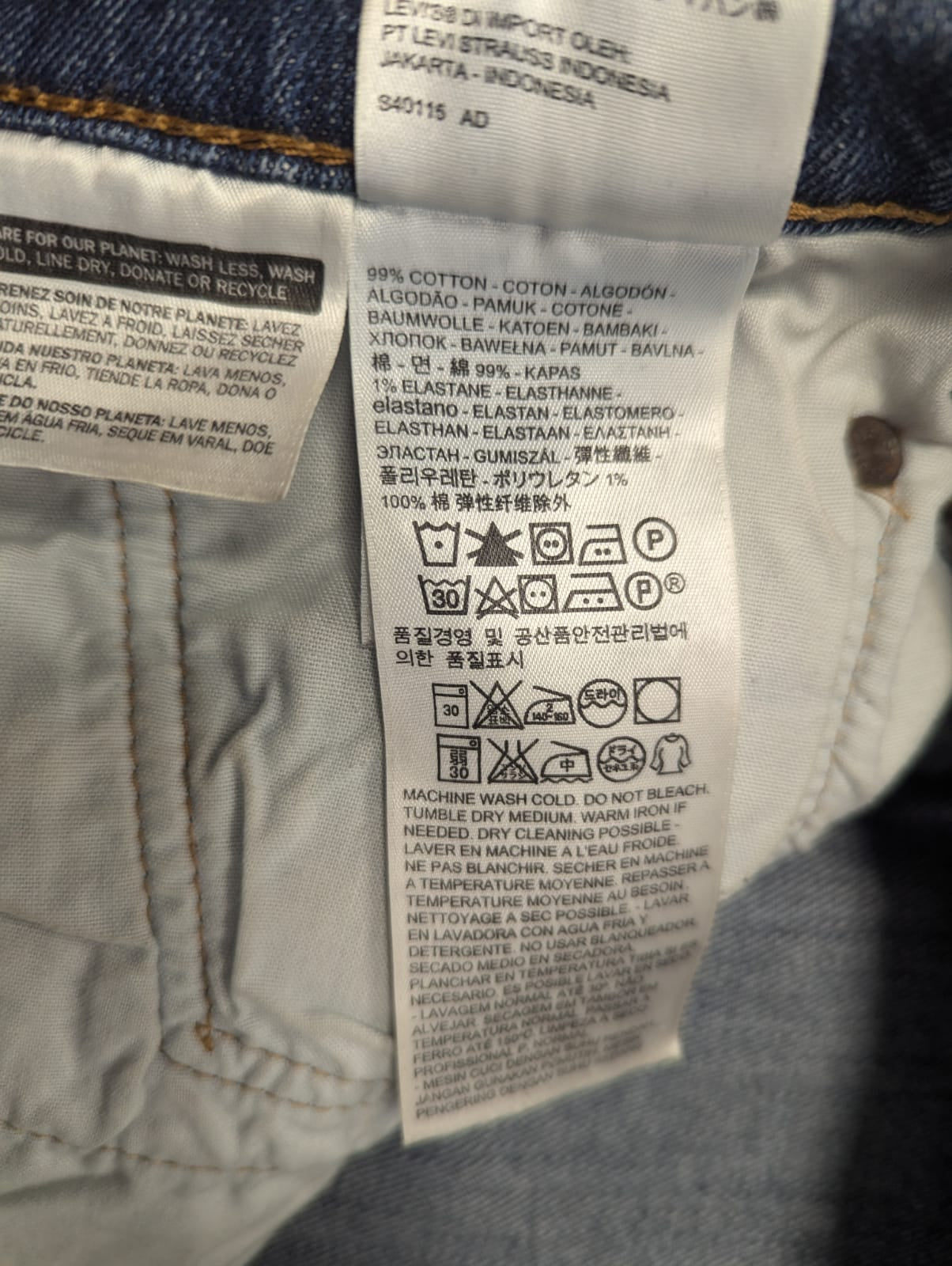 Jean Levi's 501 Réf. 02536