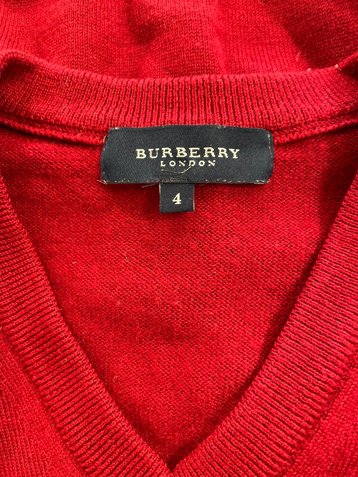 Pull col V Burberry Réf. 02618