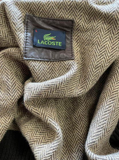 Veste Lacoste en cuir/laine réf. 02843