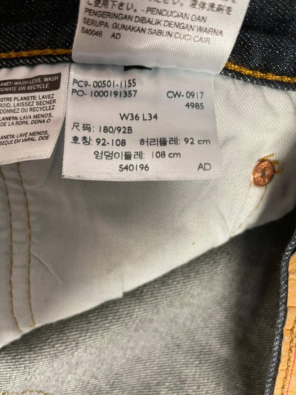 Pantalón Vaquero Levi's 501 Ref.10480